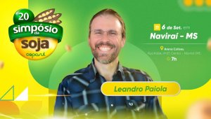 Palestra de Leandro Paiola no Simpósio da Soja vai focar no controle do capim pé-de-galinha